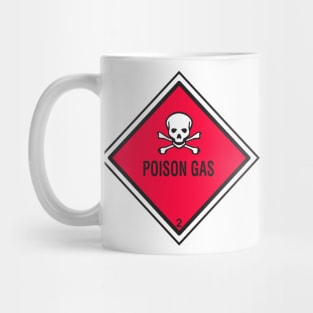 Danger gas leak announcement Mug